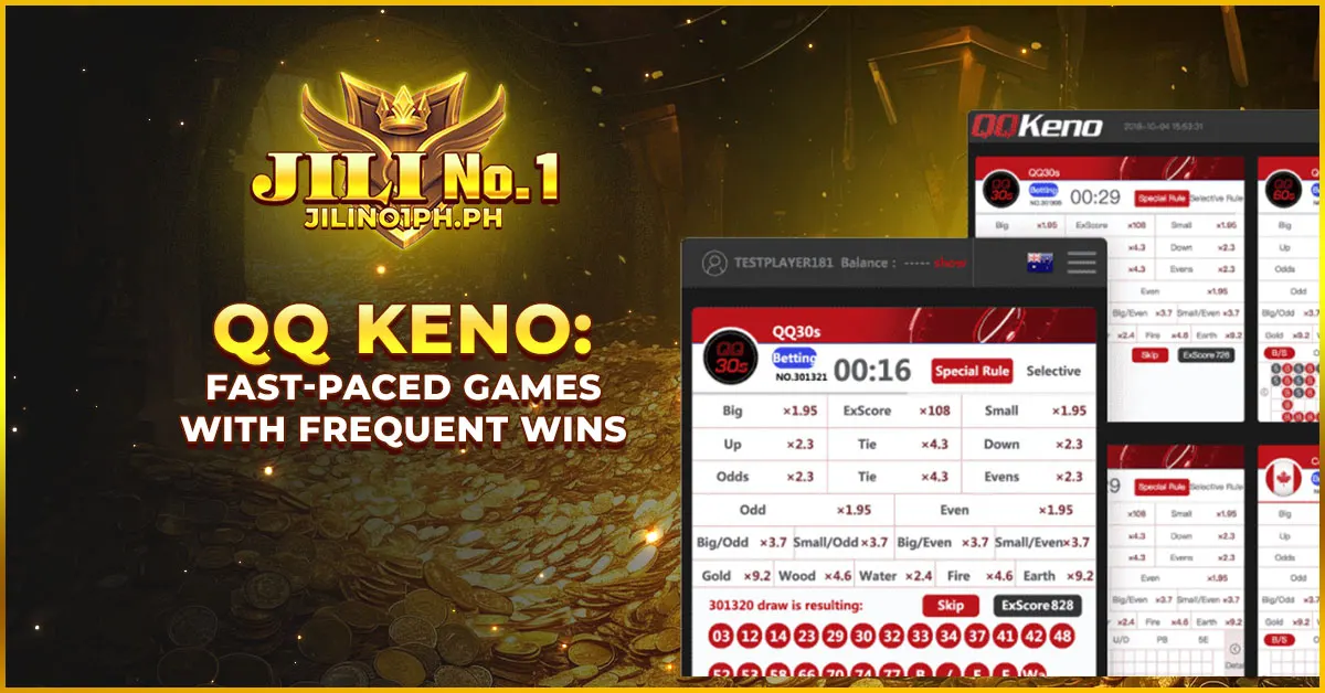 QQ Keno: Fast-Paced Games with Frequent Wins